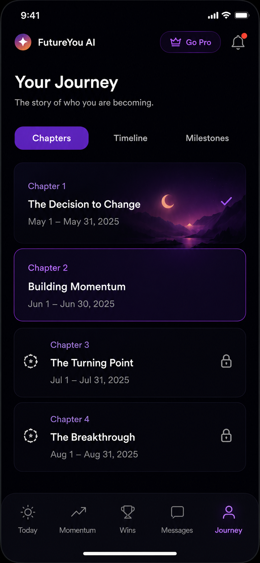 Journey screen